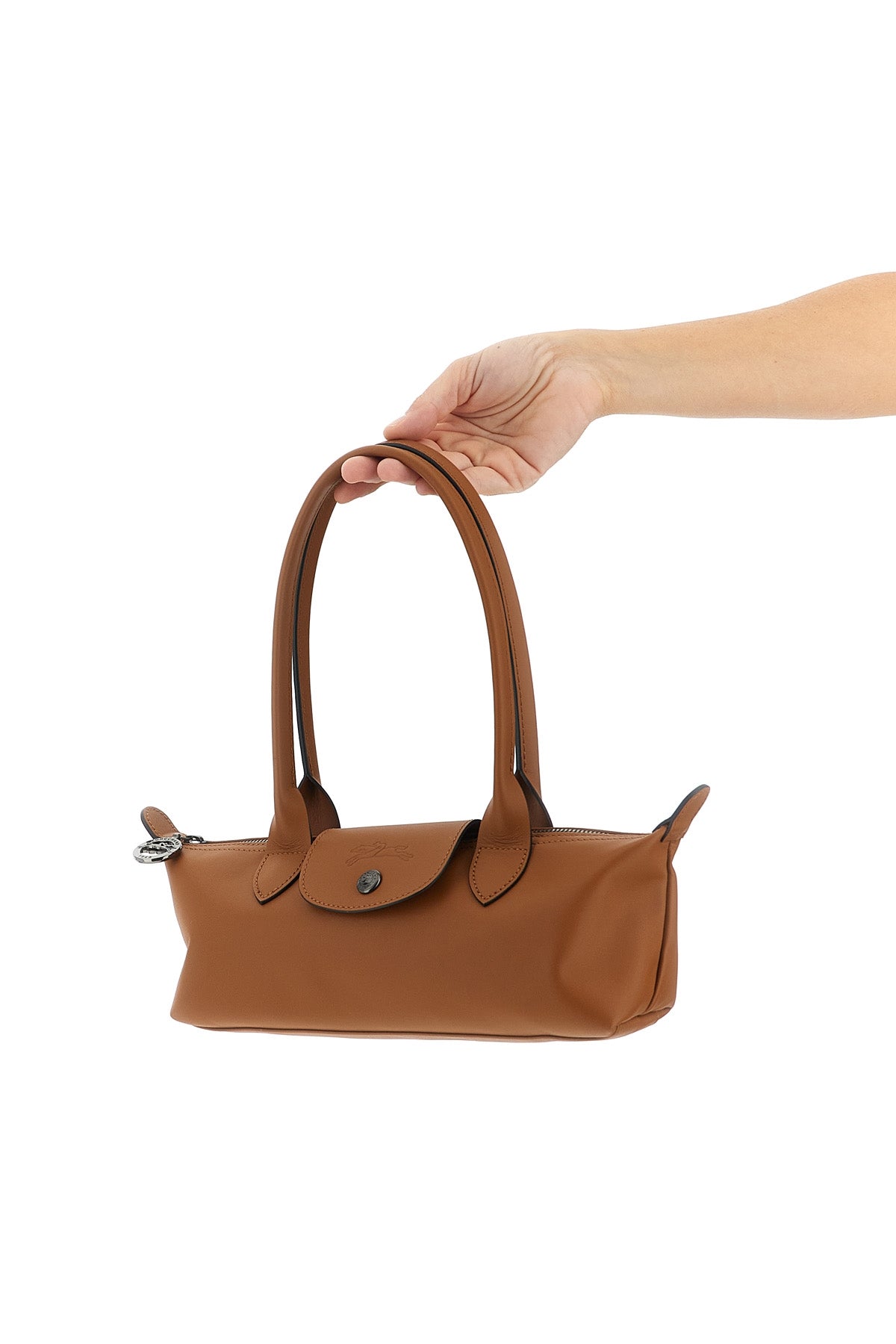 m le pliage xtra cowhide leather shoulder bag