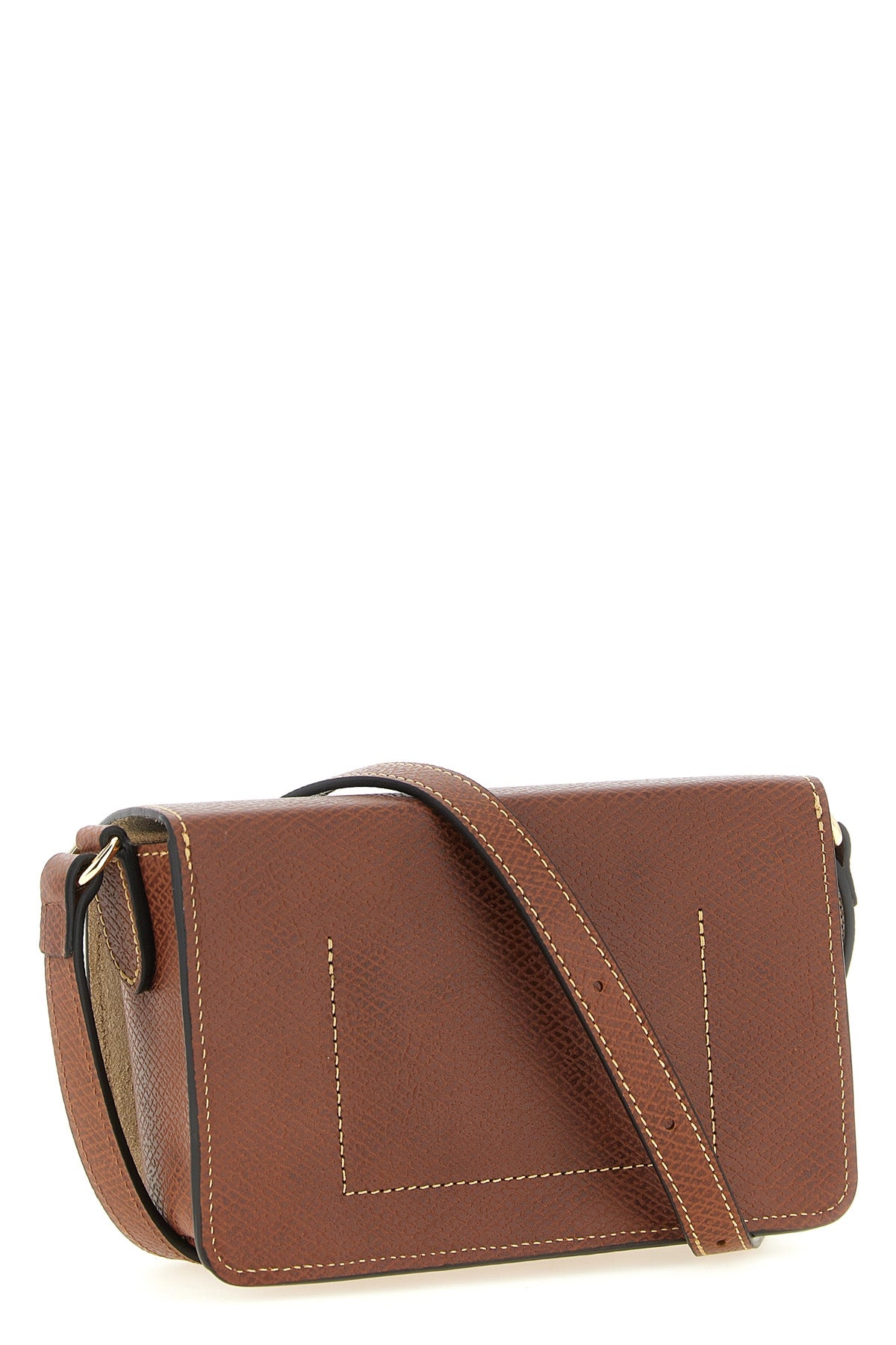 xs épure fine-grained russian leather crossbody bag