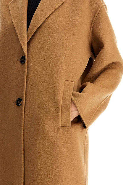 double wool coat with screwdriver design