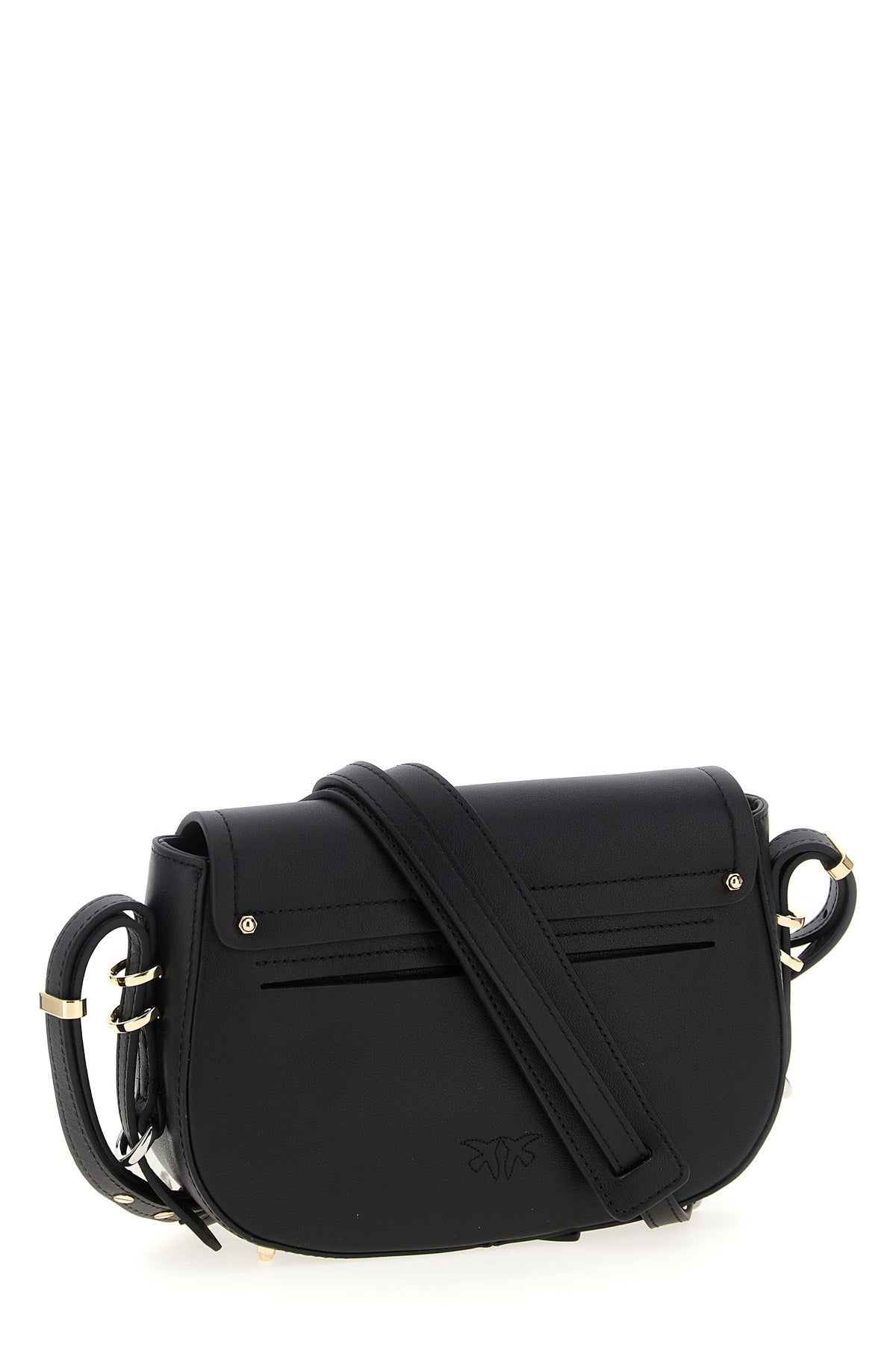 saddle mini crossbody bag in calfskin leather
