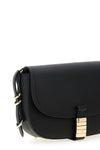 saddle mini crossbody bag in calfskin leather