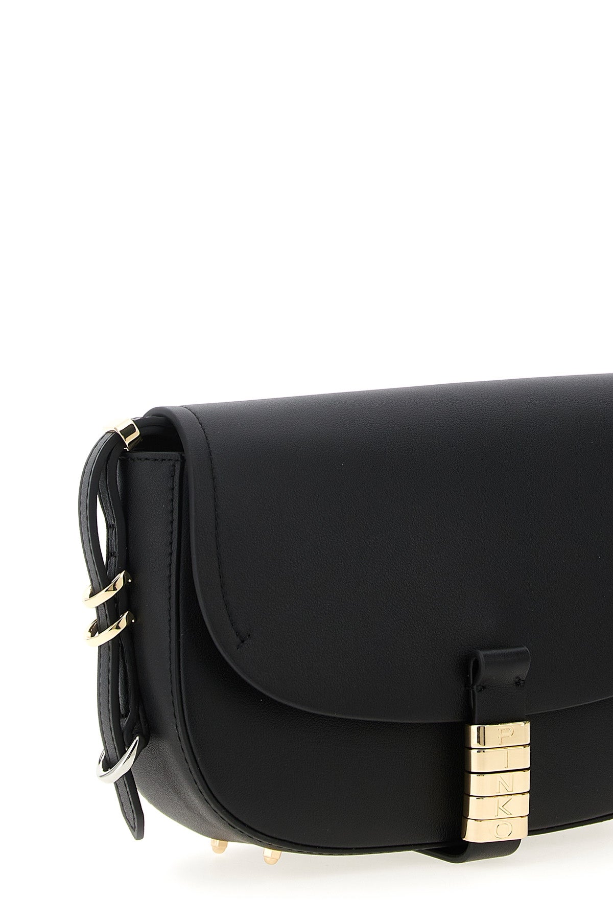 saddle mini crossbody bag in calfskin leather