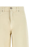 the jeans pinko redefine casual tailoring through a wide-leg silhouette
