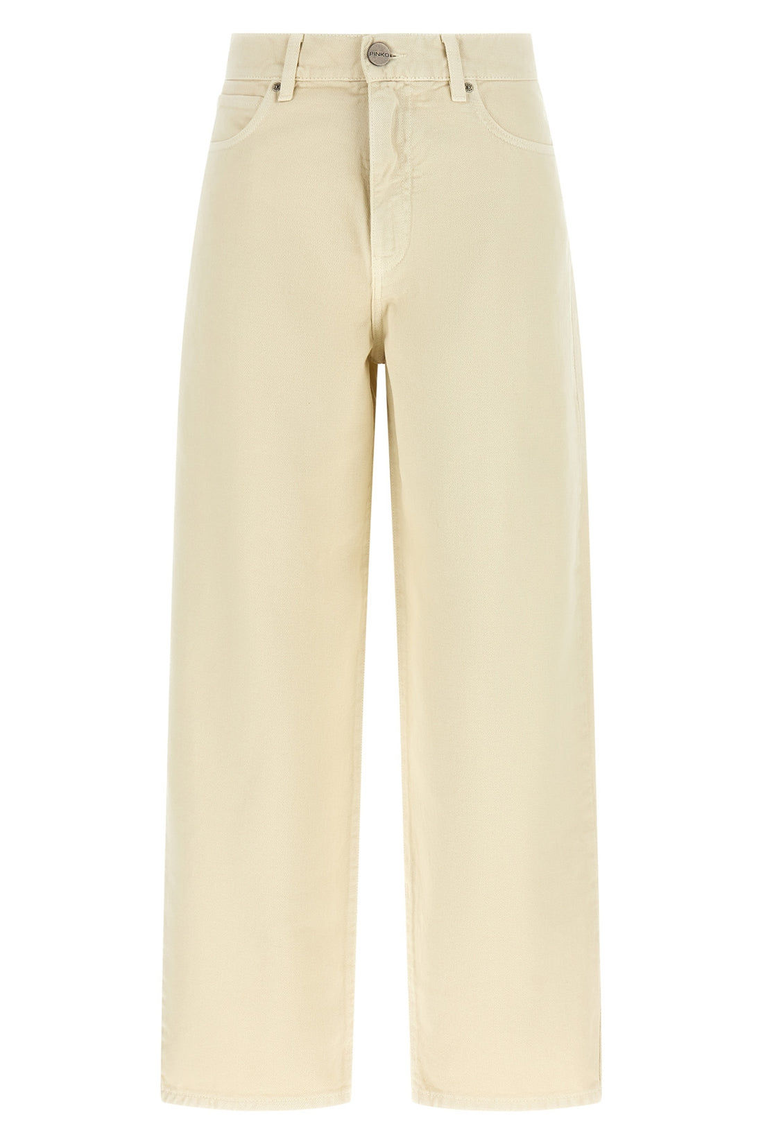 PINKO 24 the jeans pinko redefine casual tailoring through a wide-leg silhouette