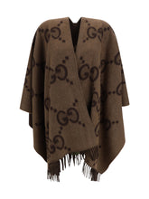 GUCCI OS cashmere cape