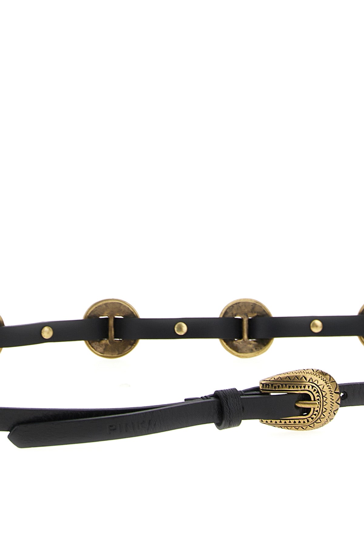thin leather belt