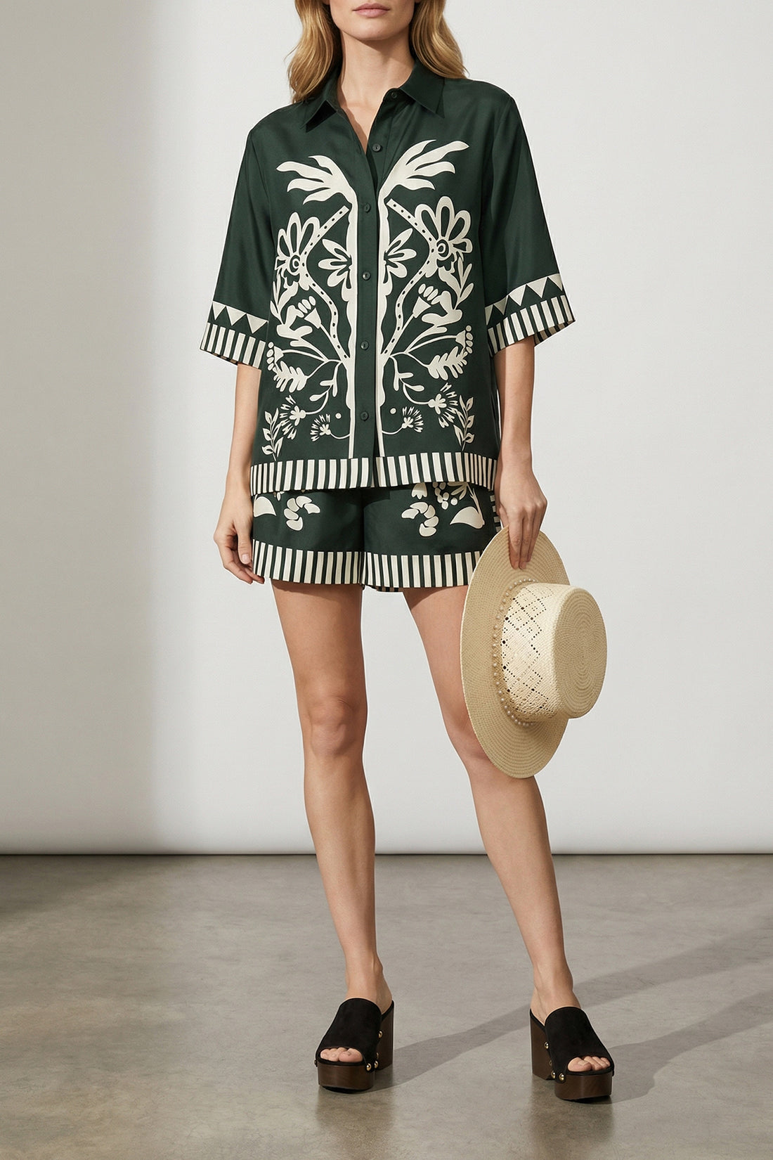 MAISON MICHEL M kiki hat in natural panama straw