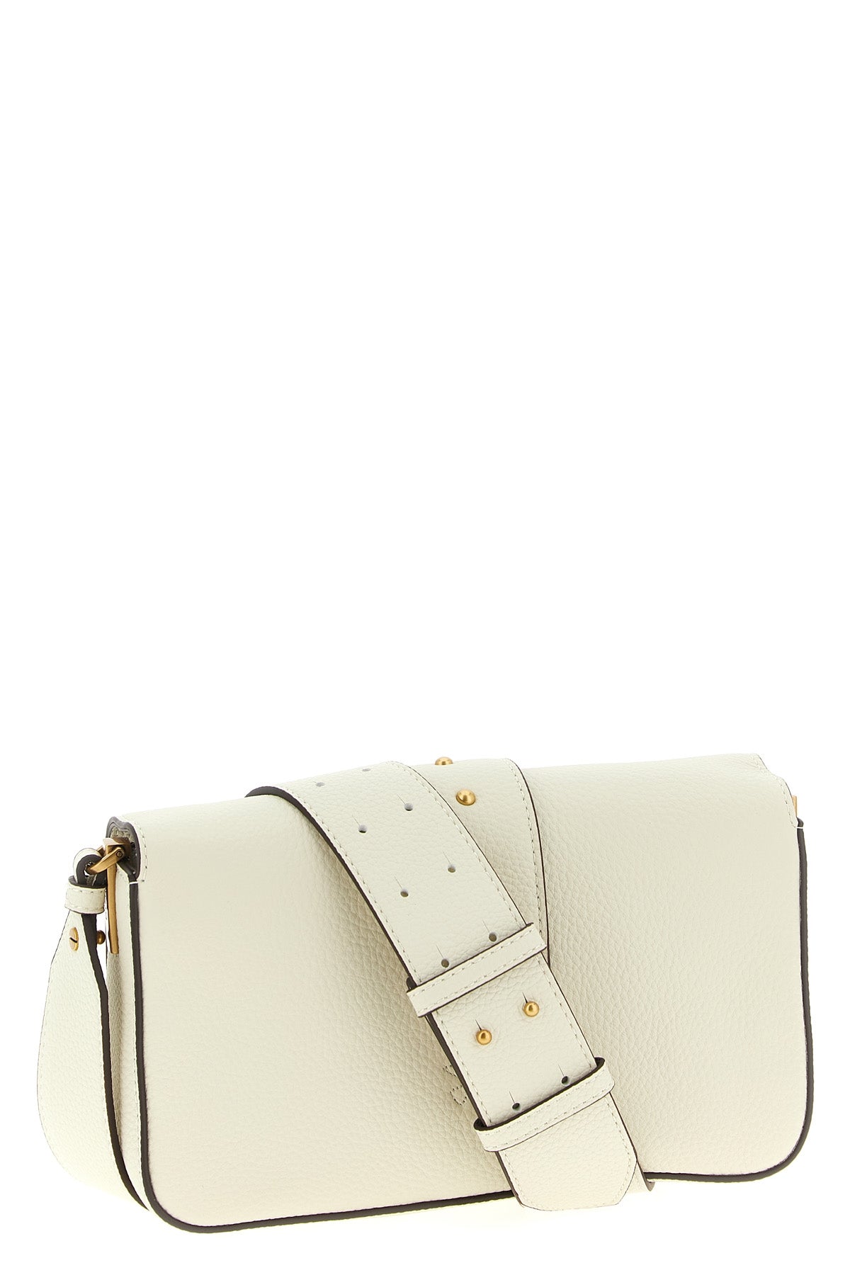 love one mini grainy leather crossbody bag
