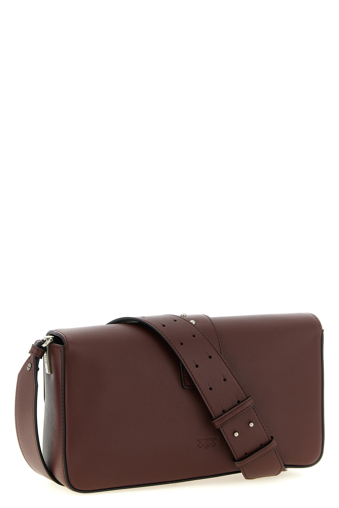 PINKO OS love slouchy classic shoulder bag in silky hand-leather