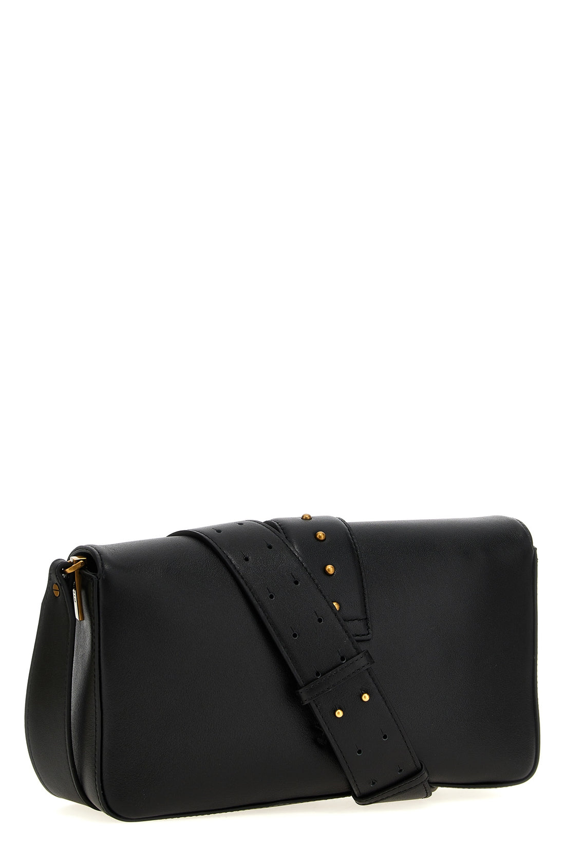 PINKO OS love one classic leather crossbody bag