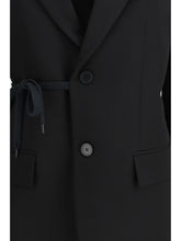 BALENCIAGA 36 barathea wool tailored jacket