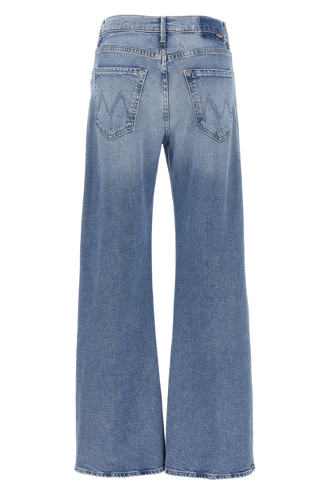 MOTHER 28 the lasso sneak denim jeans in semi-rigid superior sow surreal wash