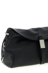 saddle baguette leather shoulder bag