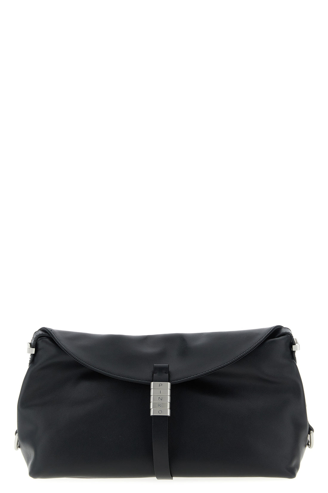 PINKO OS saddle baguette leather shoulder bag