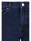 low straight denim