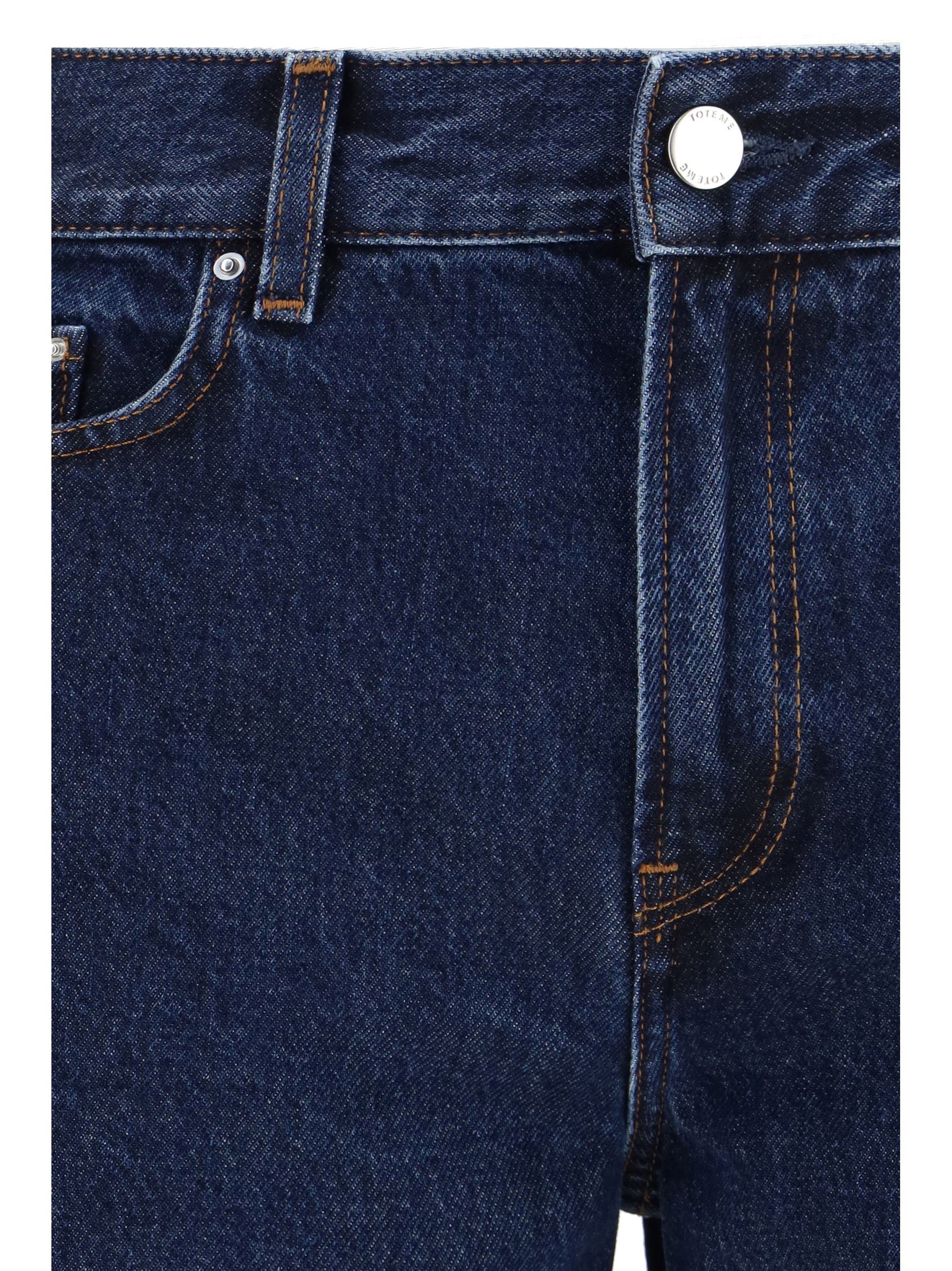 low straight denim