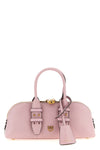 small escape baguette bowling handbag in leather