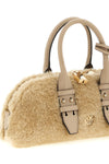 the pinko escape bag horizontal handbag redefines classic volumes through an elo