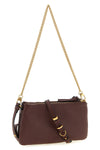 small leather mini double crossbody bag