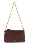 small leather mini double crossbody bag