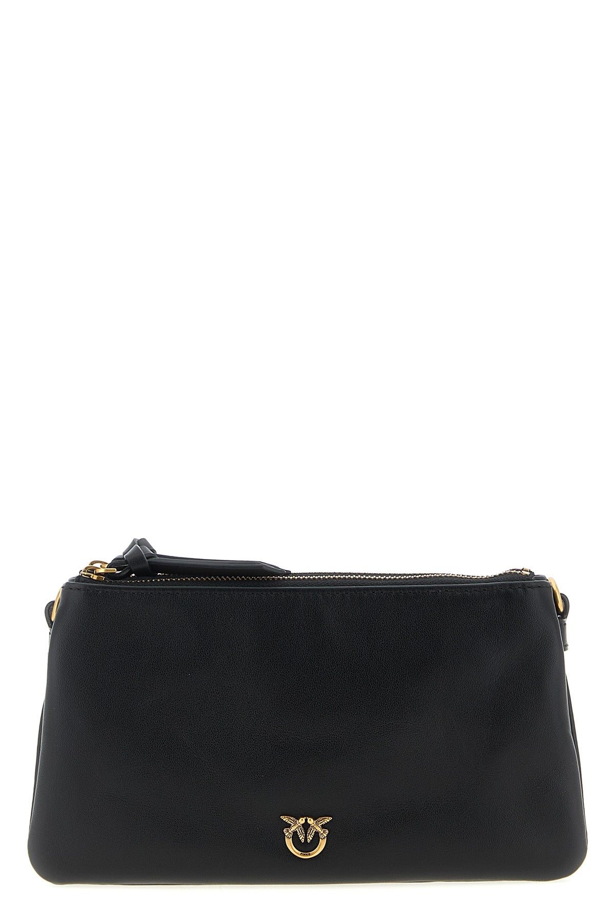small leather mini double crossbody bag