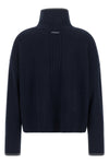 the turtleneck sweater by pinko defines a contemporary silhouette through relaxe