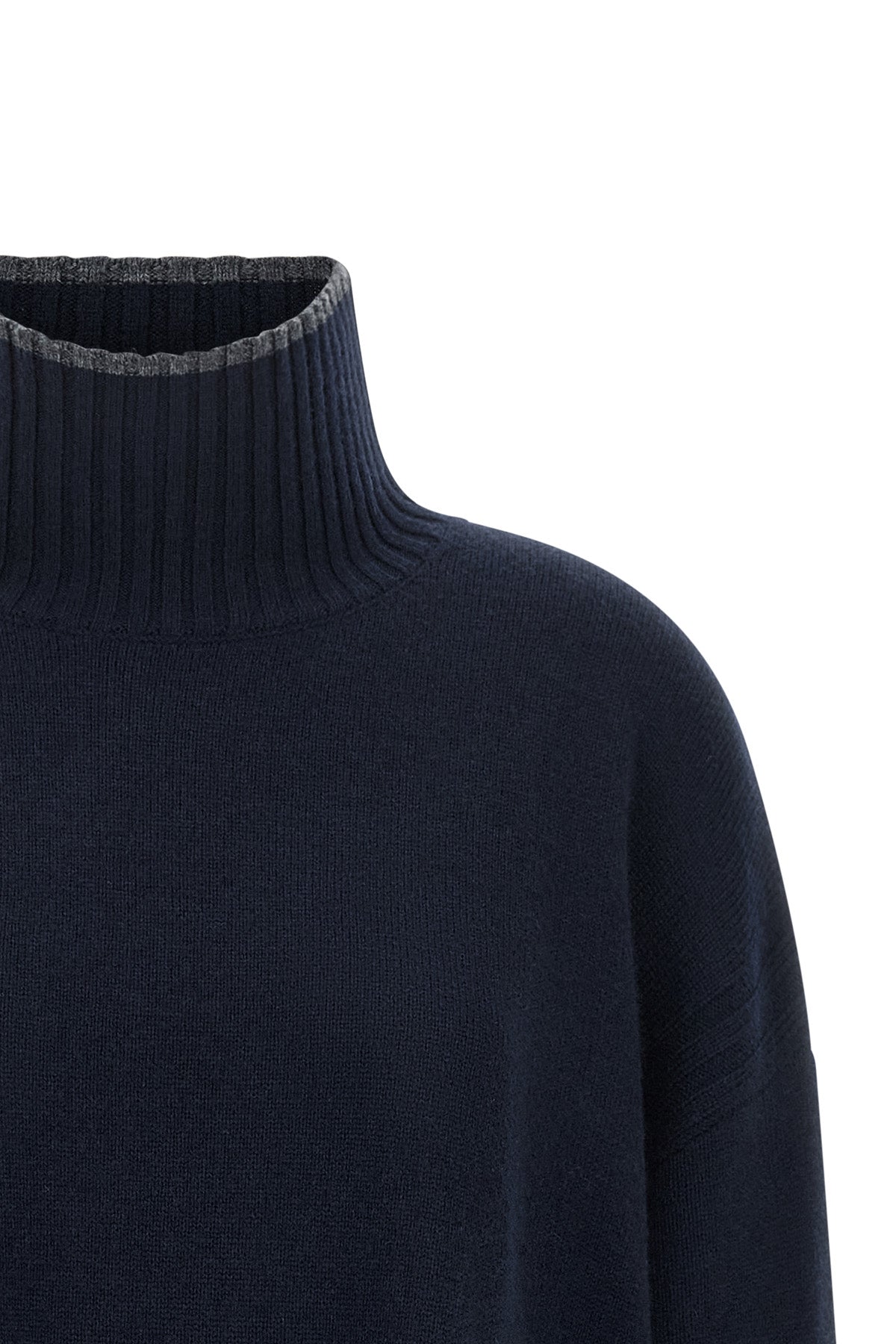 the turtleneck sweater by pinko defines a contemporary silhouette through relaxe