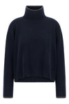 the turtleneck sweater by pinko defines a contemporary silhouette through relaxe