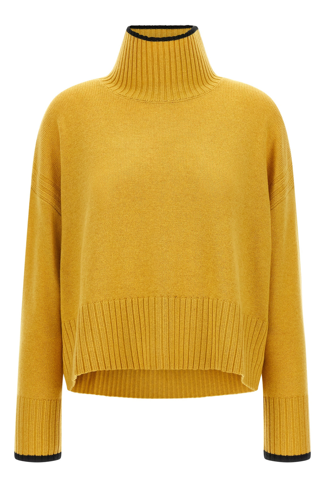 PINKO M the turtleneck sweater by pinko defines a relaxed silhouette through boxy volume