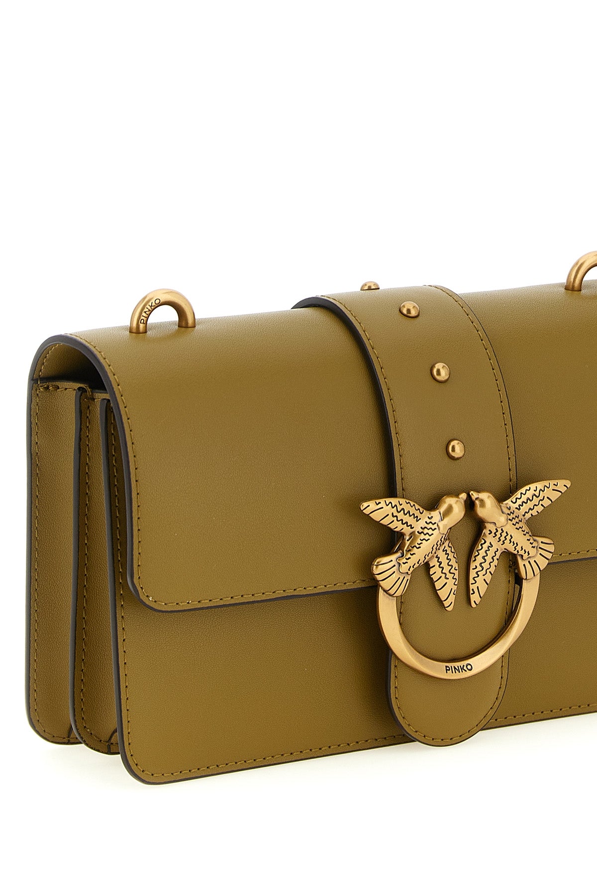 love one mini silk leather crossbody bag
