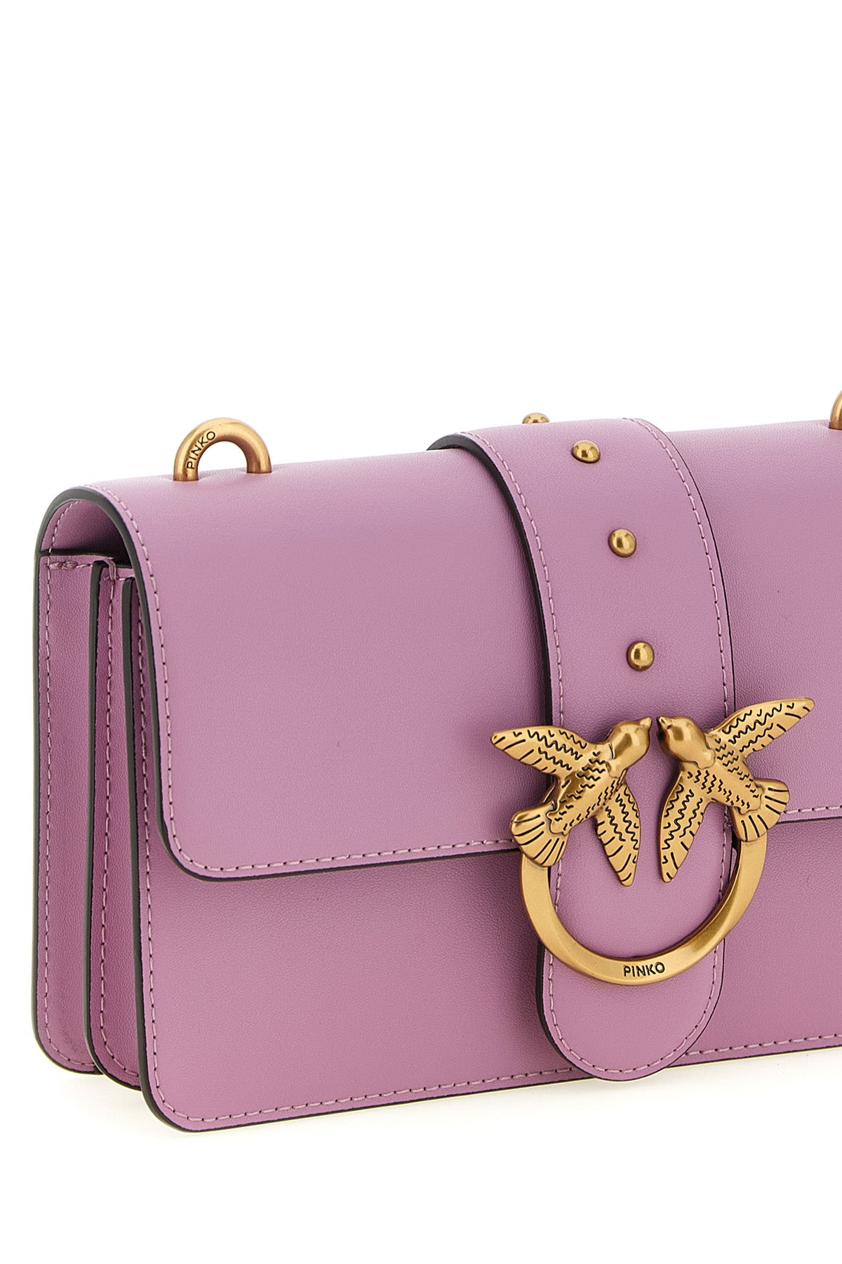 love one mini silk leather crossbody bag