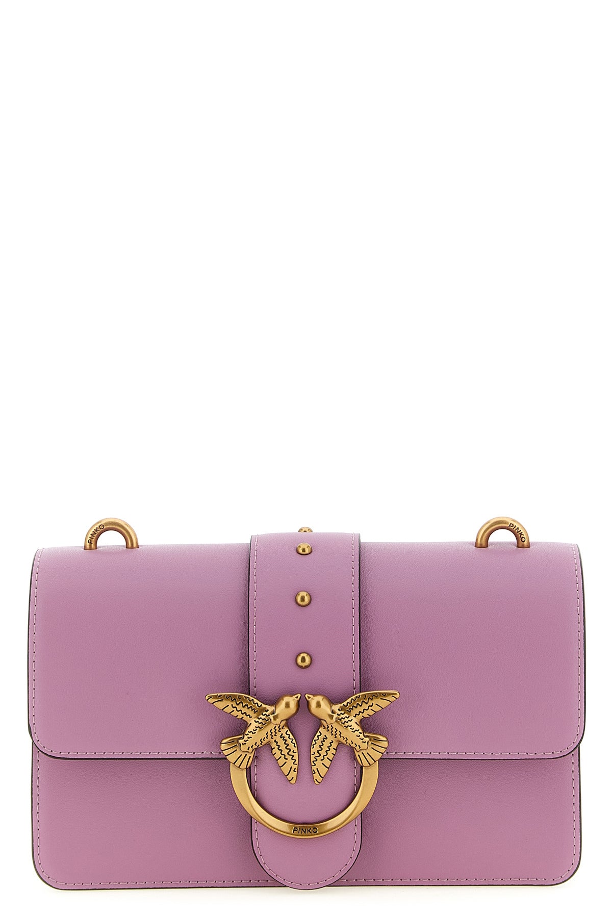 love one mini silk leather crossbody bag