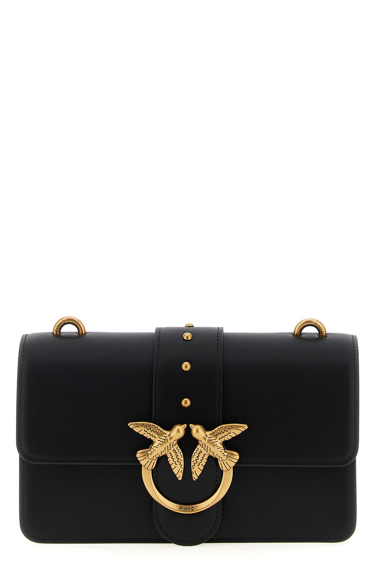 love one mini crossbody bag in silk-touch leather