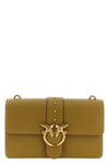 love one classic silk leather crossbody bag