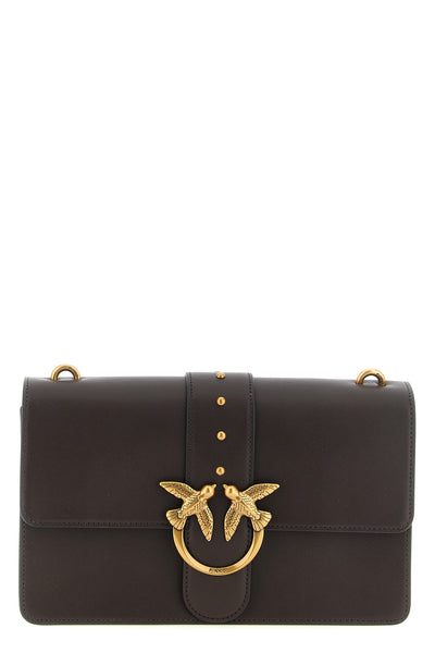 the love one classic pinko crossbody bag stands out for a structured silhouett