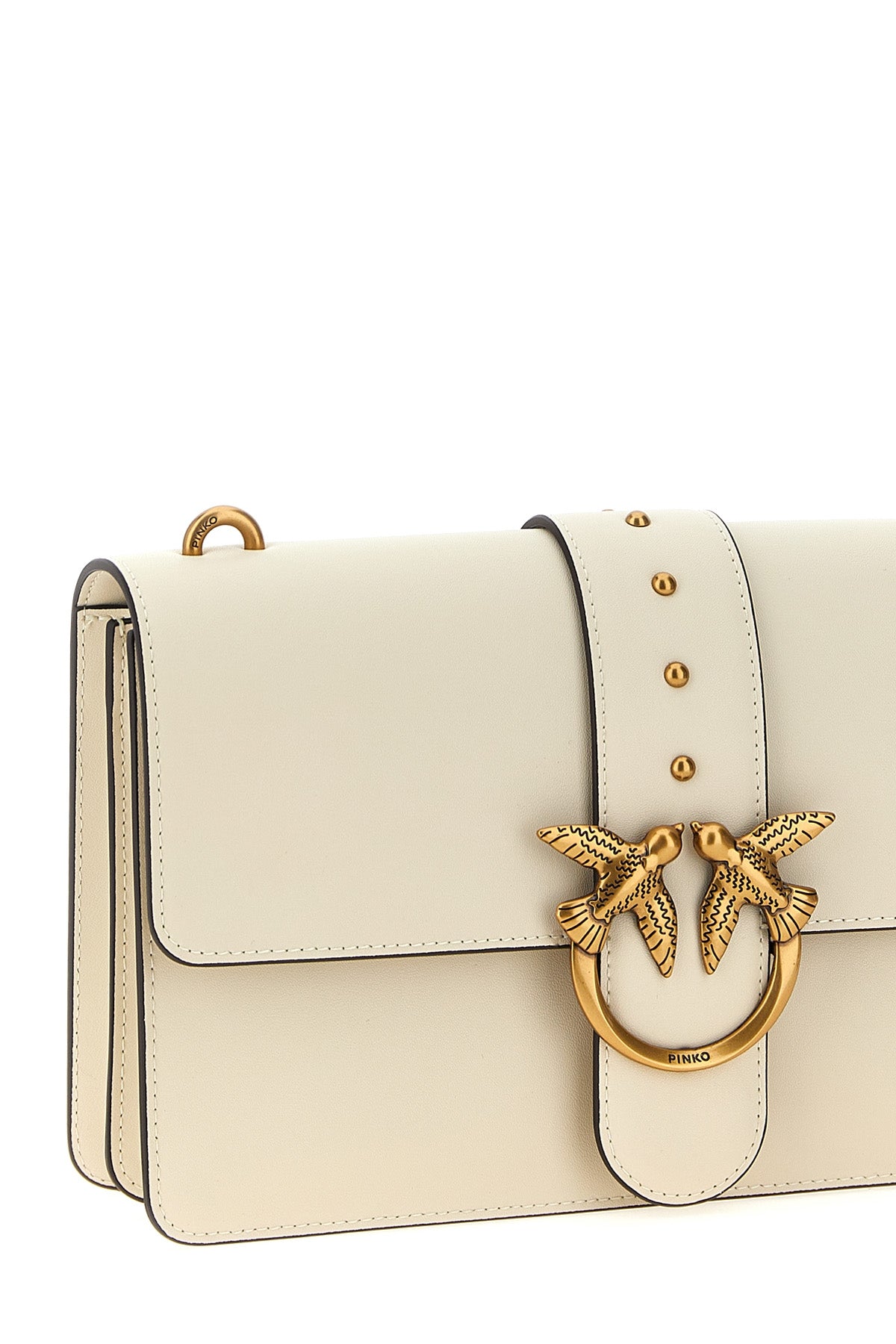 love one classic crossbody bag in silk-touch leather