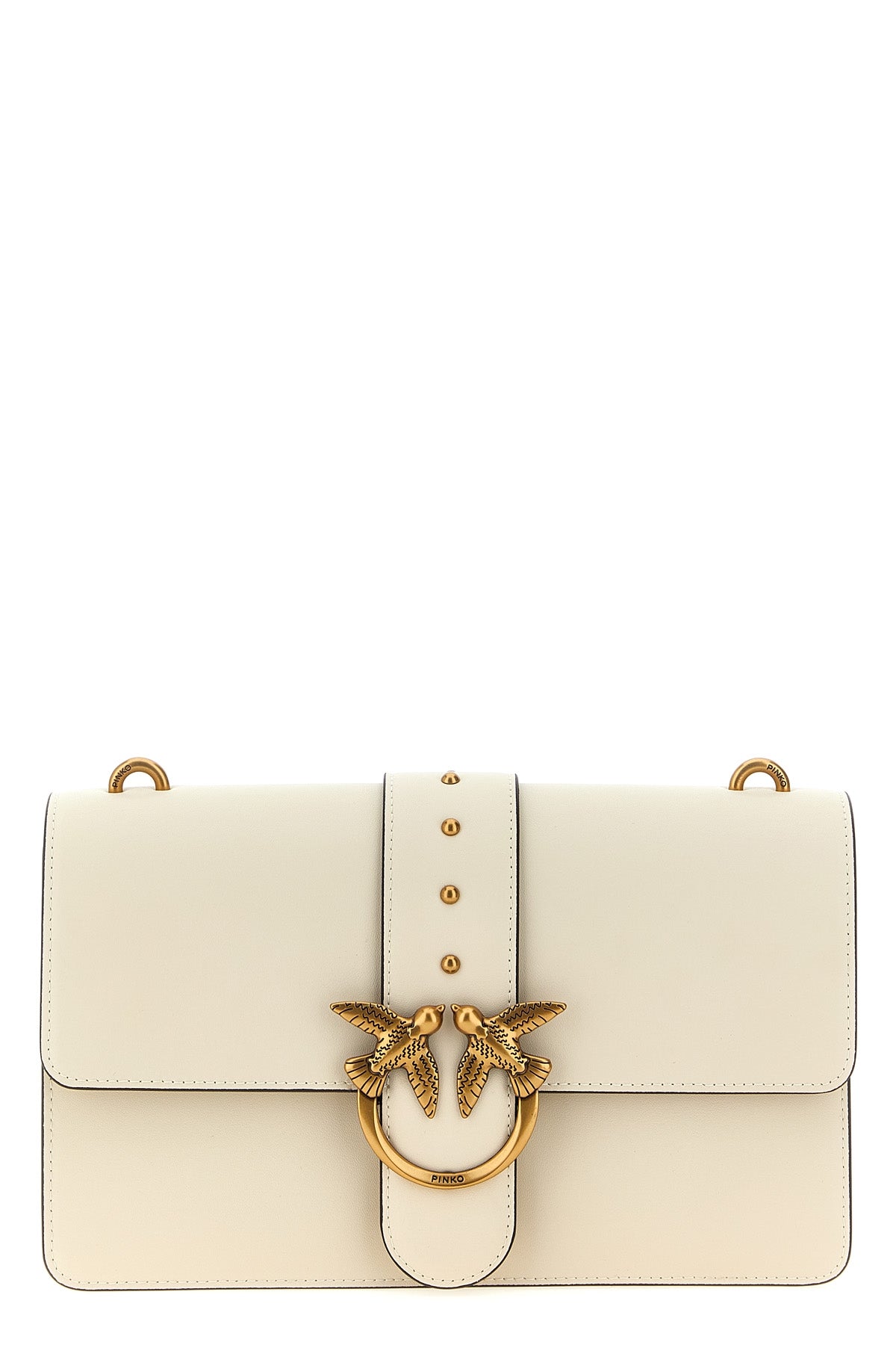 love one classic crossbody bag in silk-touch leather
