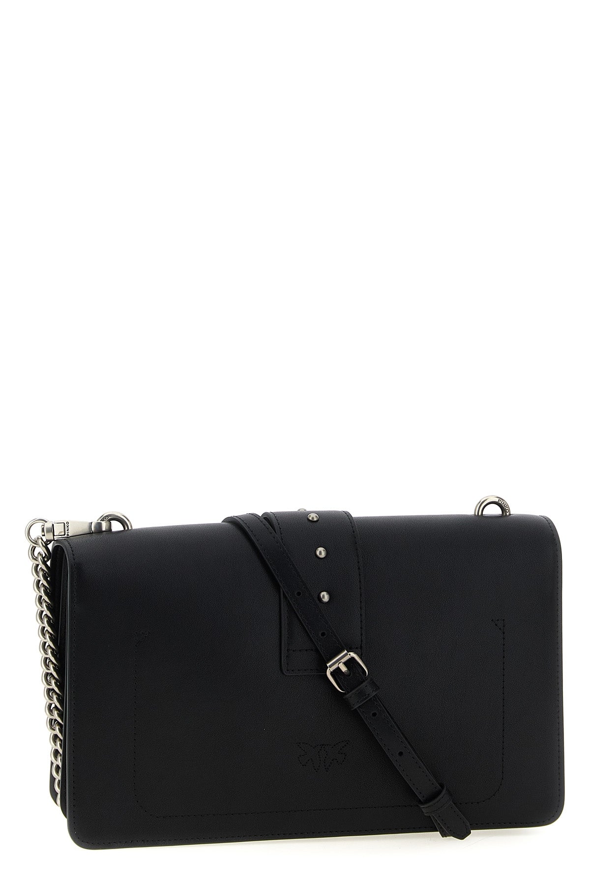 love one classic crossbody bag in silk-touch leather