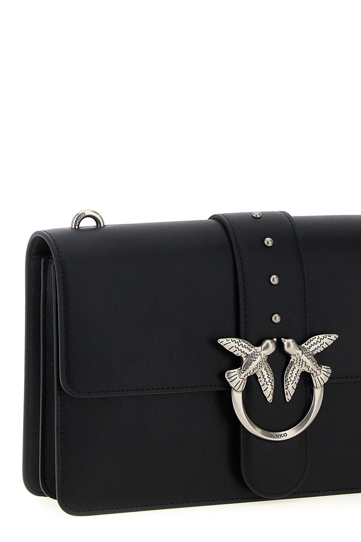love one classic crossbody bag in silk-touch leather
