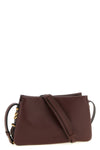 triplet mini crossbody bag in calf leather