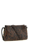 the pinko shoulder bag is distinguished by a structured construction in pure cal