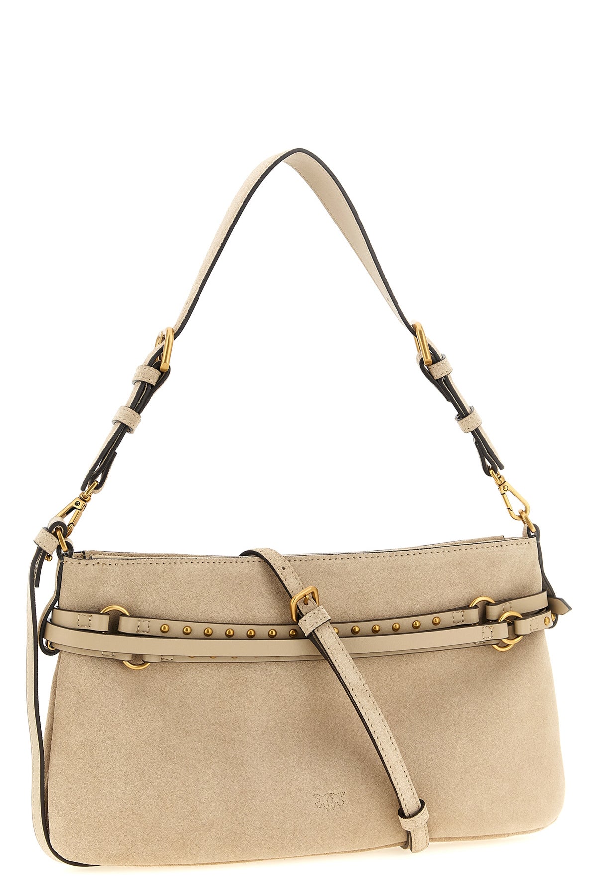 belt suede medium shoulder bag