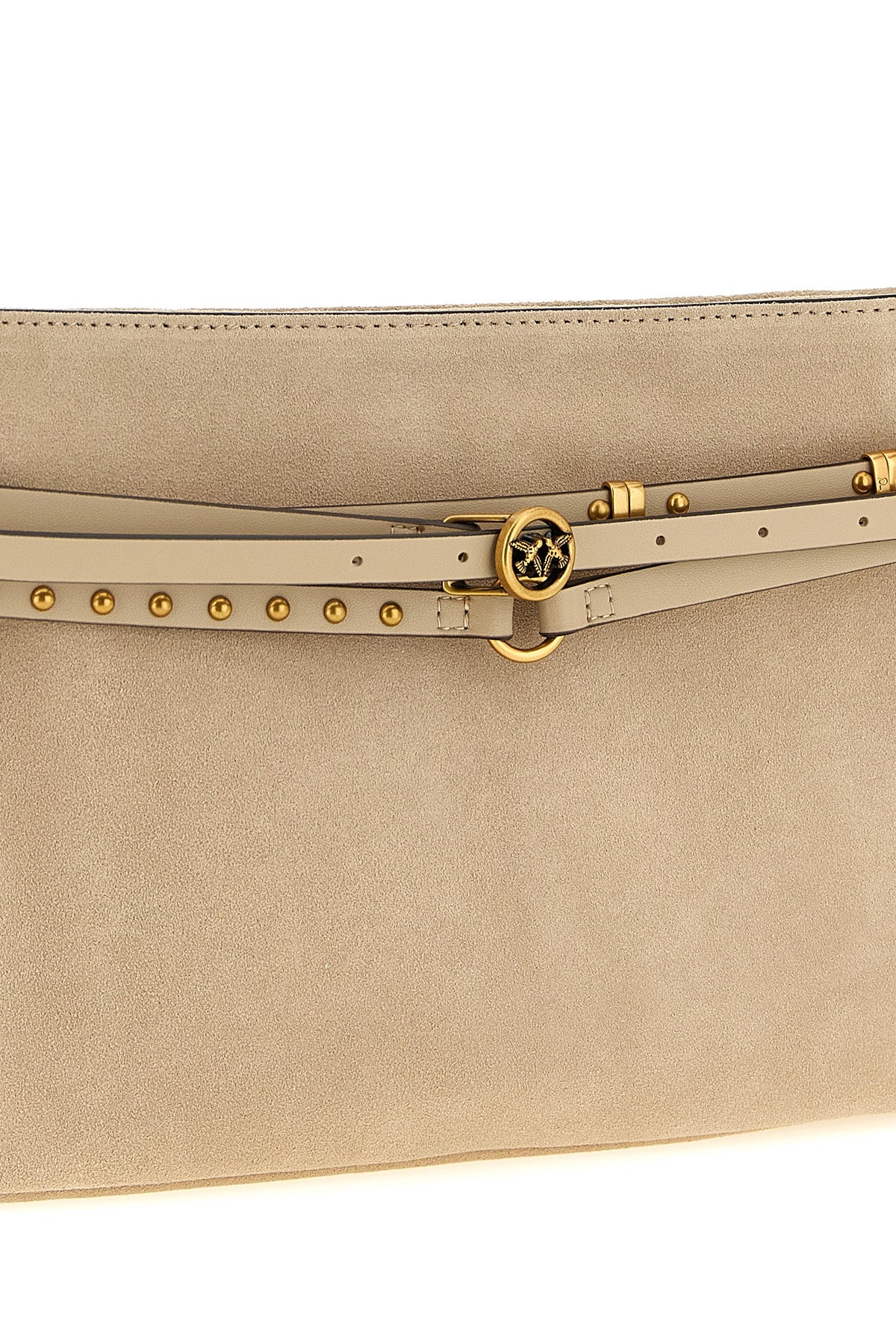 belt suede medium shoulder bag