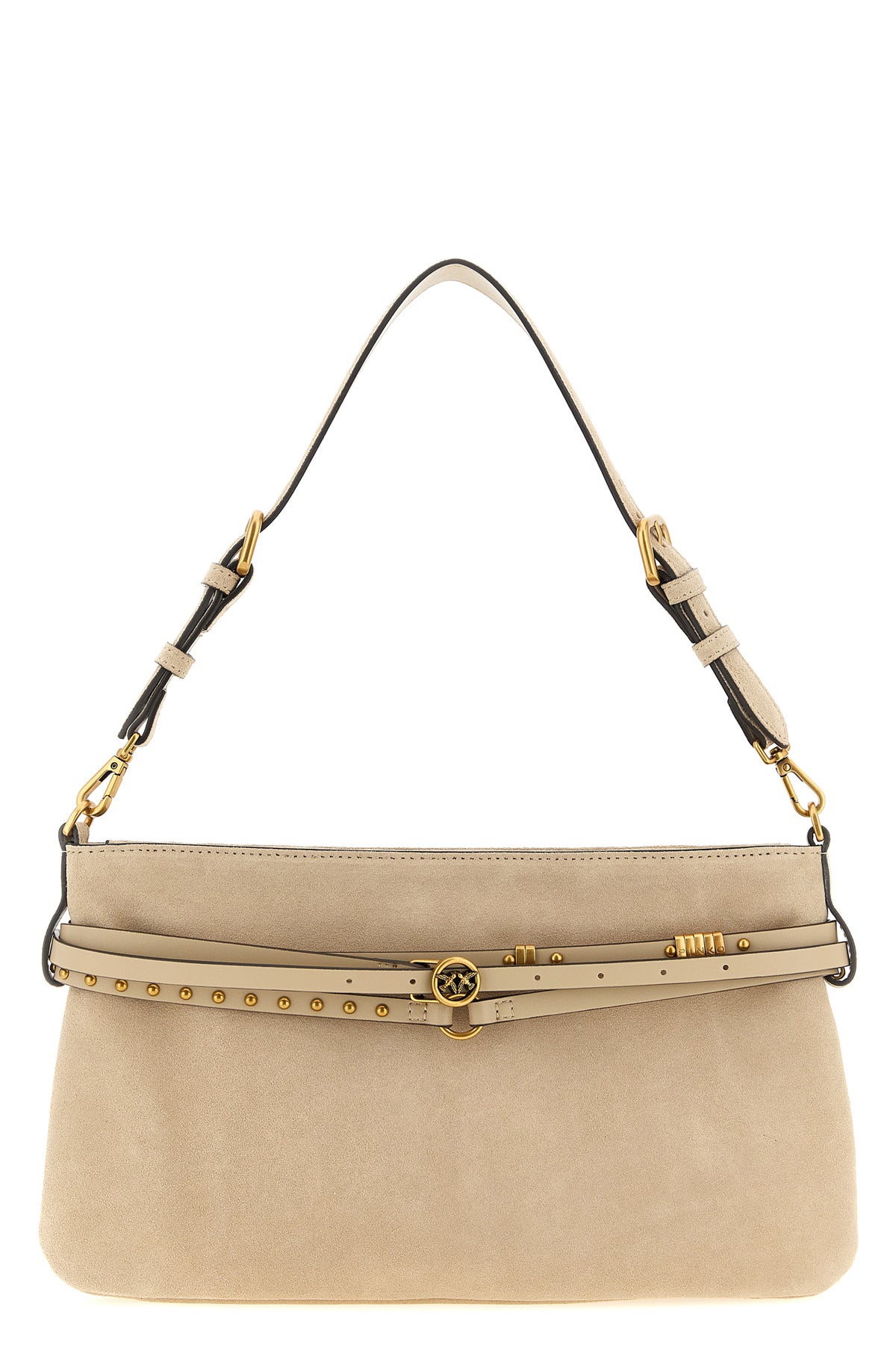 belt suede medium shoulder bag