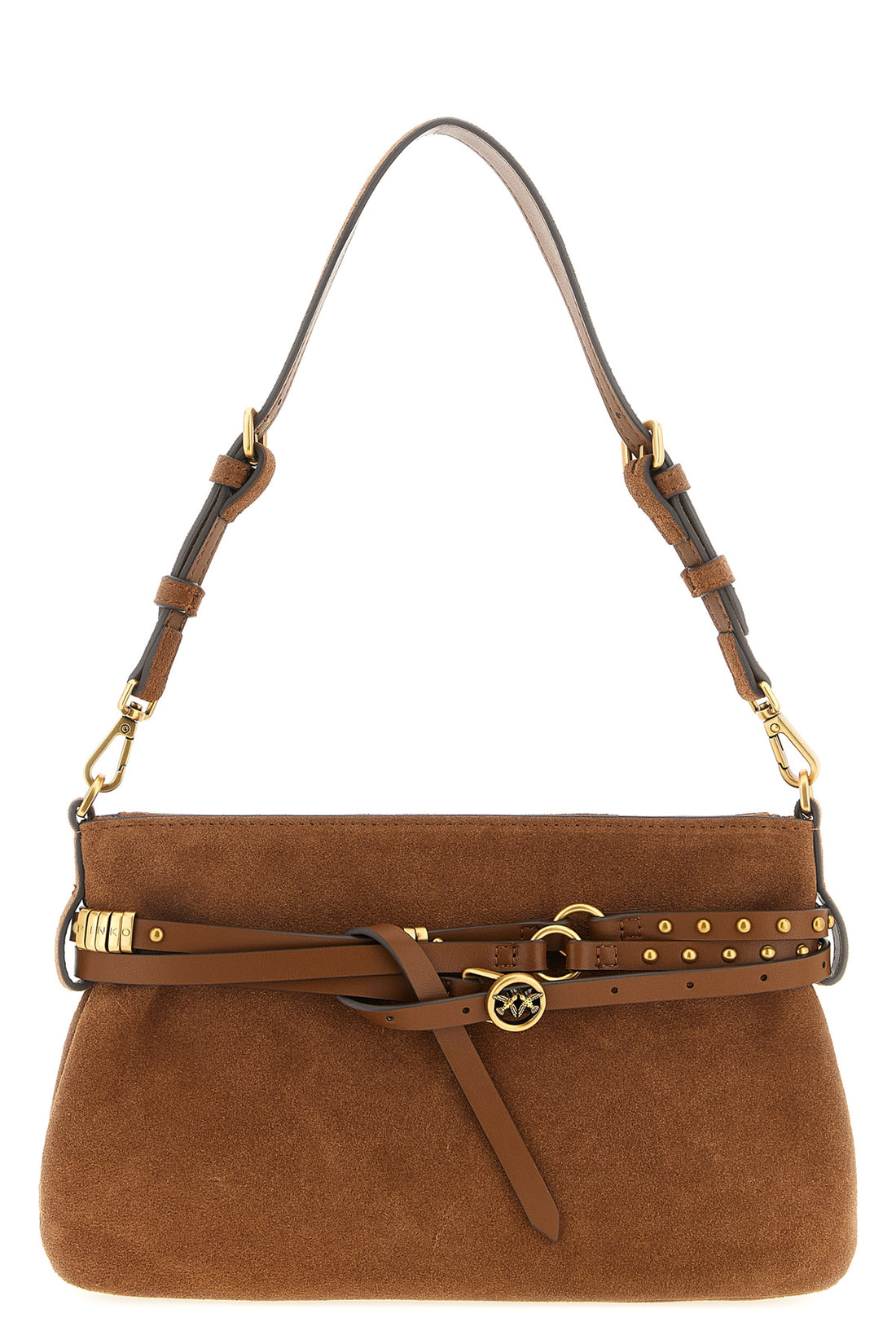 PINKO OS small suede shoulder bag belt mini