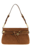 small suede shoulder bag belt mini