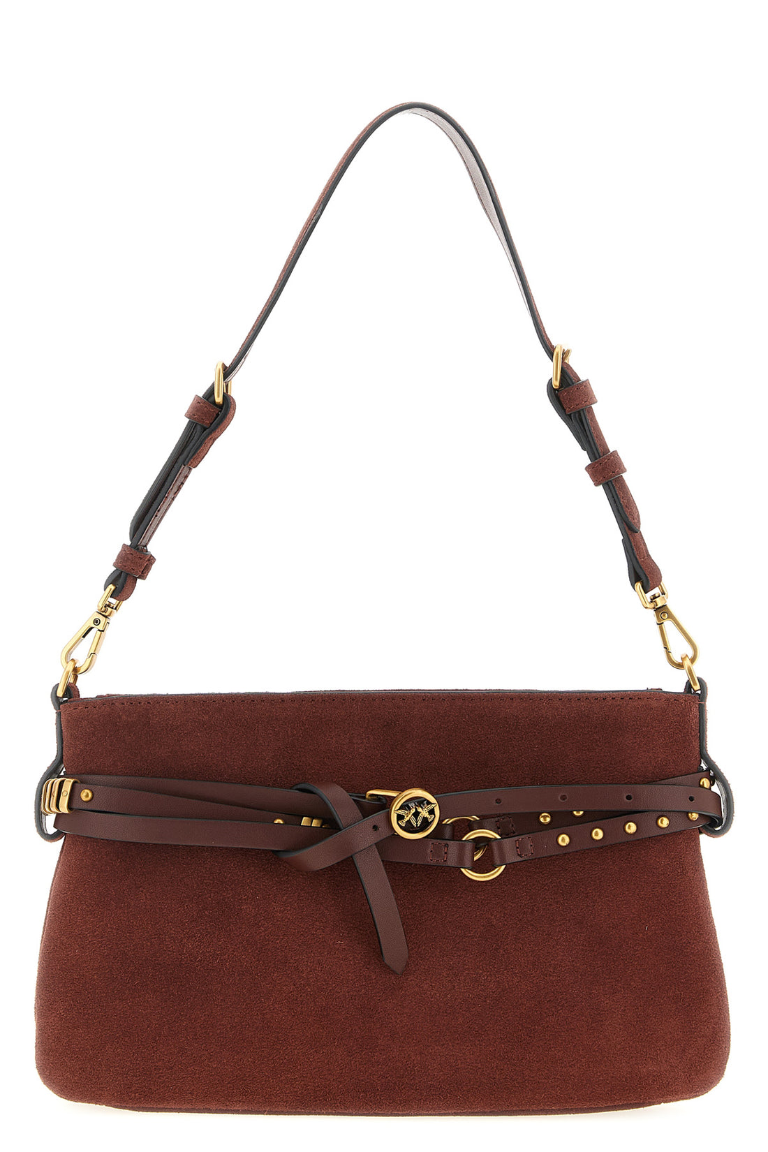 PINKO OS small suede shoulder bag belt mini