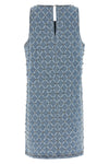 amorino cotton denim mini dress