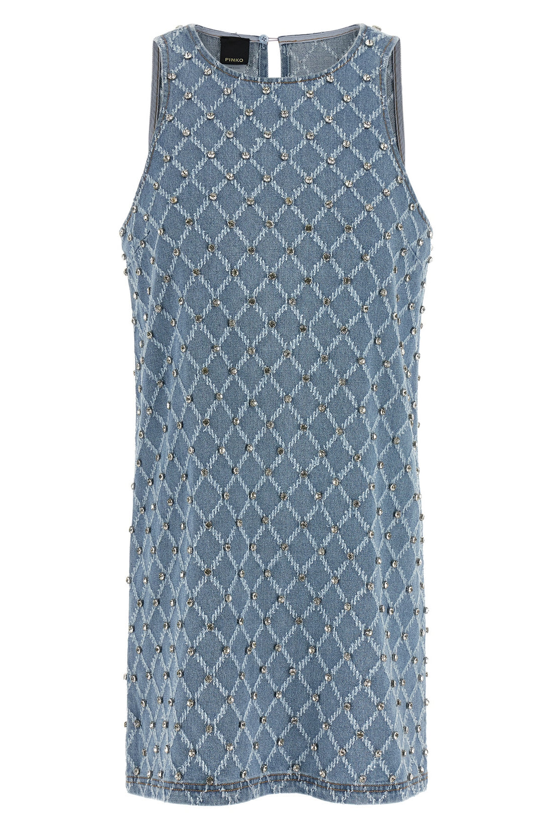 PINKO 38 amorino cotton denim mini dress