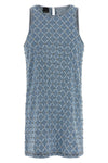 amorino cotton denim mini dress